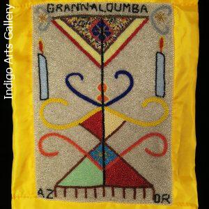 Gran Naloumba Beaded Vodou Flag