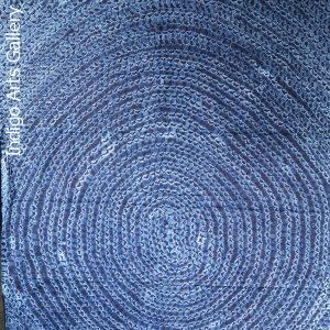 Yoruba "Adire Oniko" Indigo Tie-dye Cloth