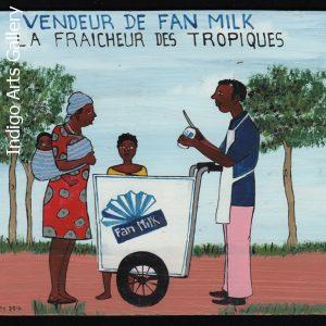 Vendeur de Fan Milk - Mini Signboard