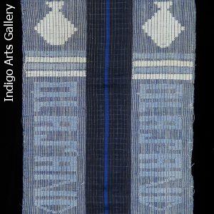 Indigo Ashoké (aso oke) Cloth