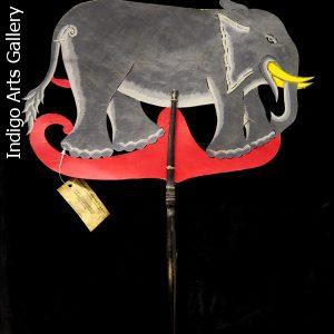 Elephant - "Wayang Kulit" Javanese Shadow Puppet by Tri Suwarno