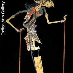 "Ratih" ("The Goddess of Love") "Wayang Kulit" Javanese Shadow Puppet by Tri Suwarno