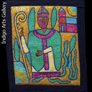 Damballa/St. Patrick - Vodou Flag