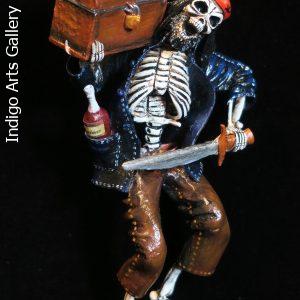 Calavera Pirate - Retablo figure