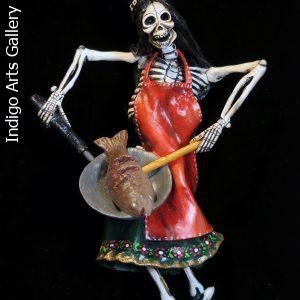 Fish Fryer of the Dead - retablo figure