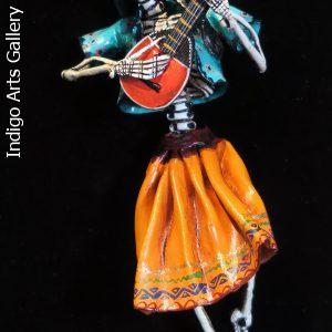 Lute Player of the Dead - retablo figure