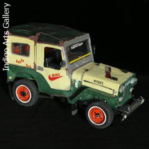 Jeep CJ Taxi Sculpture