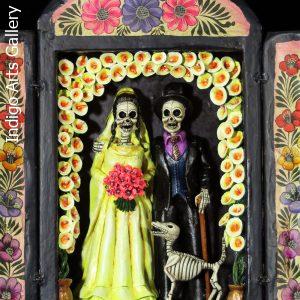 Los Novios Muertos - Wedding Retablo (version 6)