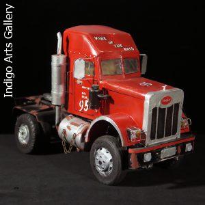 "King of the Road" Peterbilt Truck Sculpture