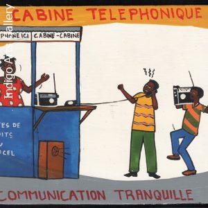 Cabine Telephonique. Communication Tranquille - Mini Signboard