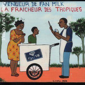 Vendeur de Fan Milk - Mini Signboard