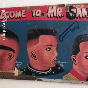 "Welcome to Mr. Sam" - Barber Sign