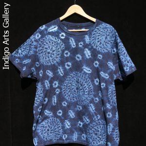 Indigo Tie-dye T-shirt by Gasali Adeyemo - Extra Large