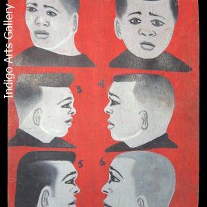 Six Guys - Barber Sign from Cameroun