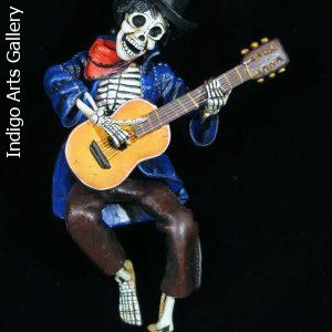 Calavera Clown - retablo figure