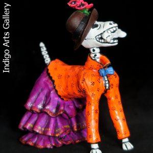 Calavera Dog in Fancy Dress