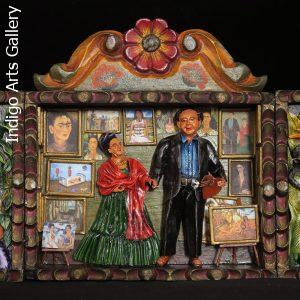 Frida y Diego - retablo