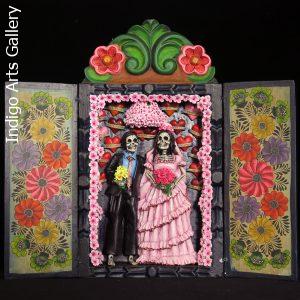 Los Novios Muertos - Wedding Retablo