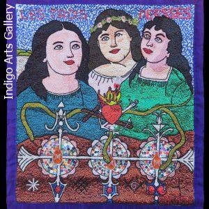 Les Trois Déesses (Marassa Trois) - Vodou flag