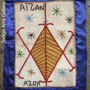 Aizan Beaded Vodou Flag