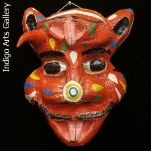 Red "Djab" Carnival Mask