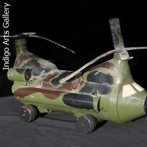 Invasion Helicopter from plastic bottles