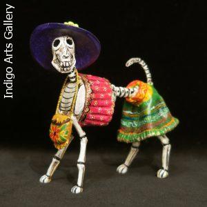 Catrina Dog - Retablo Figure