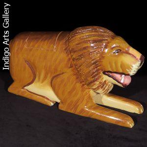 Miniature Lion Coffin