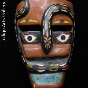 Maque Snake mask from Michoacan