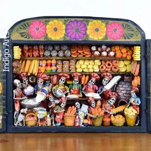 Panaderia de los Muertos (Bakery of the Dead) Retablo