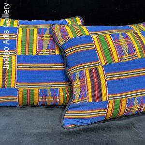 Asante Kente-cloth pillow