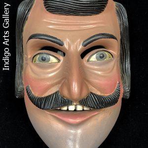 Mustachioed Man from Michoacan Mask