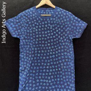 Indigo Tie-dye T-shirt by Gasali Adeyemo - Small