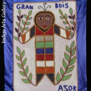 Gran Bois Beaded Vodou flag