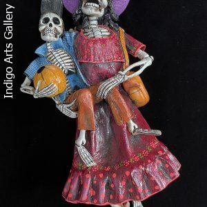 Soccer Mom of the Dead - retablo sculpture