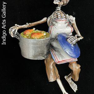 Chef of the Dead - retablo sculpture