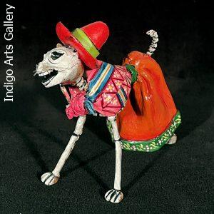 Calavera Cat - Retablo Figure