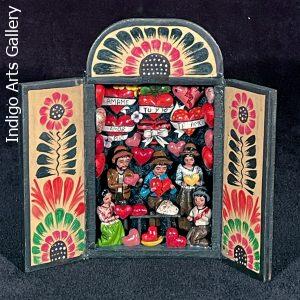 Tienda de Corazones (Heart Shop) - Mini-Retablo