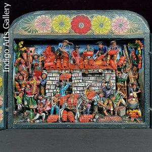 Building a House - retablo