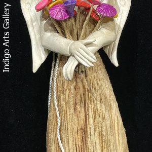 Maguey Angel with Flowers