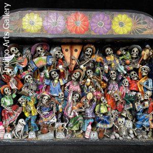 Fiesta de los Muertos (Carnival of the Dead) - Retablo (version 6)