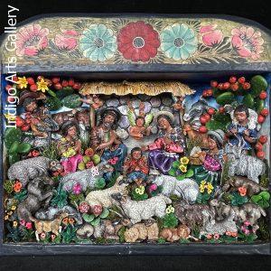 Nacimiento Campesino (Peasant Nativity) Retablo